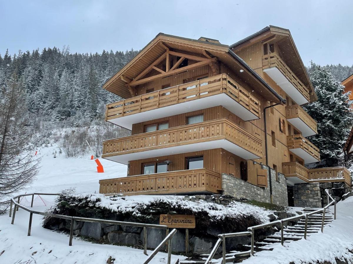 Meribel Centre La Chaudanne, Real Ski In And Out, 3 Bedrooms 2 Bathrooms Newly Renovated, Chalet L'Eperviere Zewnętrze zdjęcie