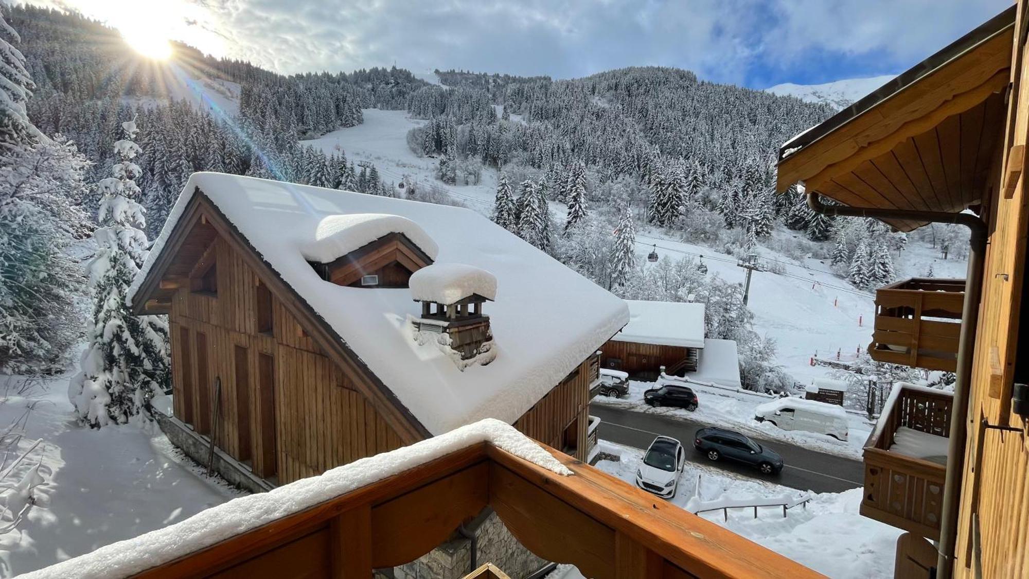 Meribel Centre La Chaudanne, Real Ski In And Out, 3 Bedrooms 2 Bathrooms Newly Renovated, Chalet L'Eperviere Zewnętrze zdjęcie