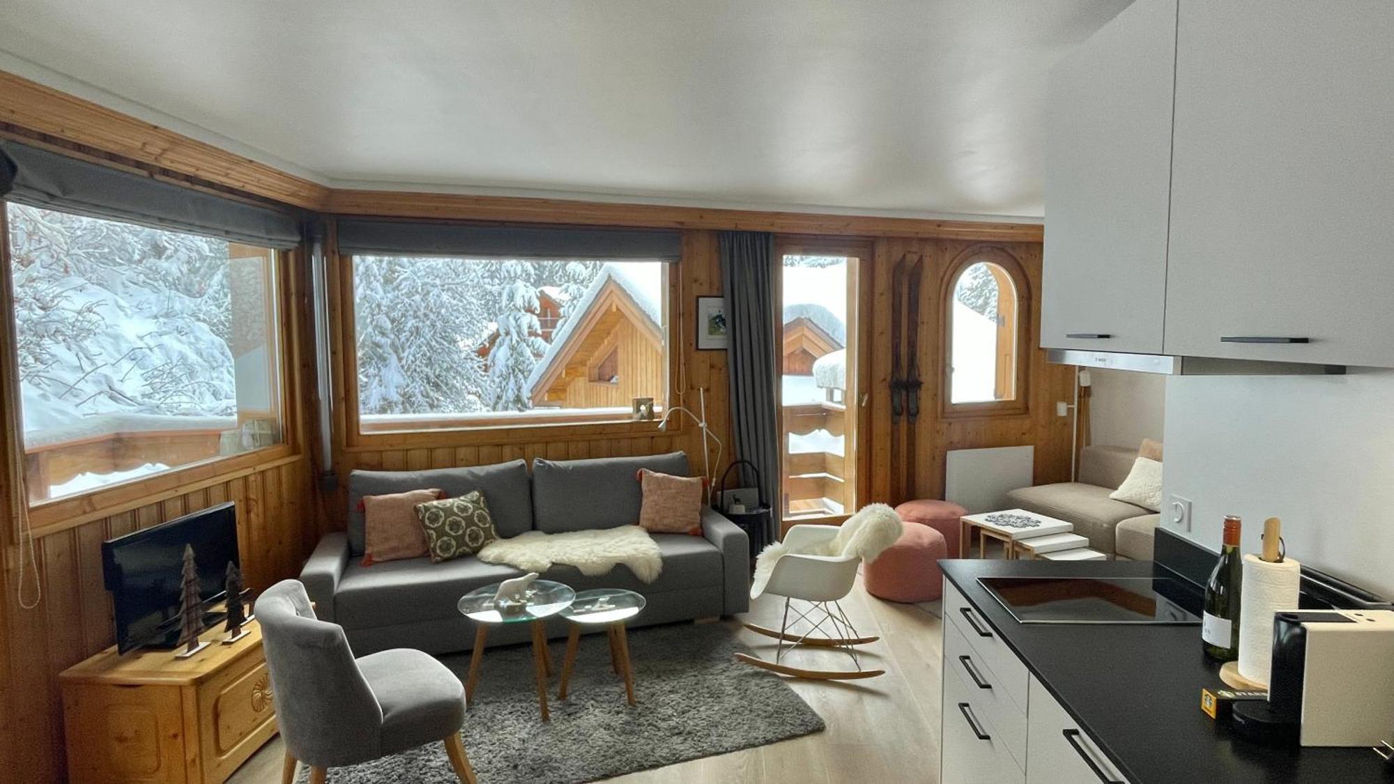 Meribel Centre La Chaudanne, Real Ski In And Out, 3 Bedrooms 2 Bathrooms Newly Renovated, Chalet L'Eperviere Zewnętrze zdjęcie